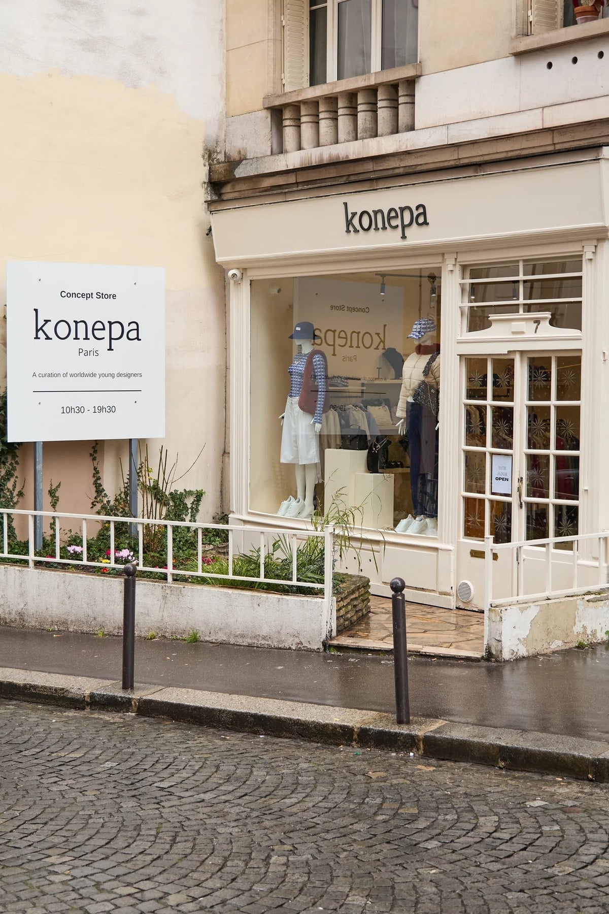 boutique créateurs émergents paris konepa