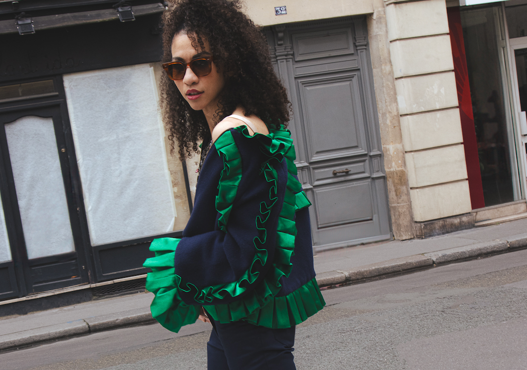 manteau upcyclé parisien