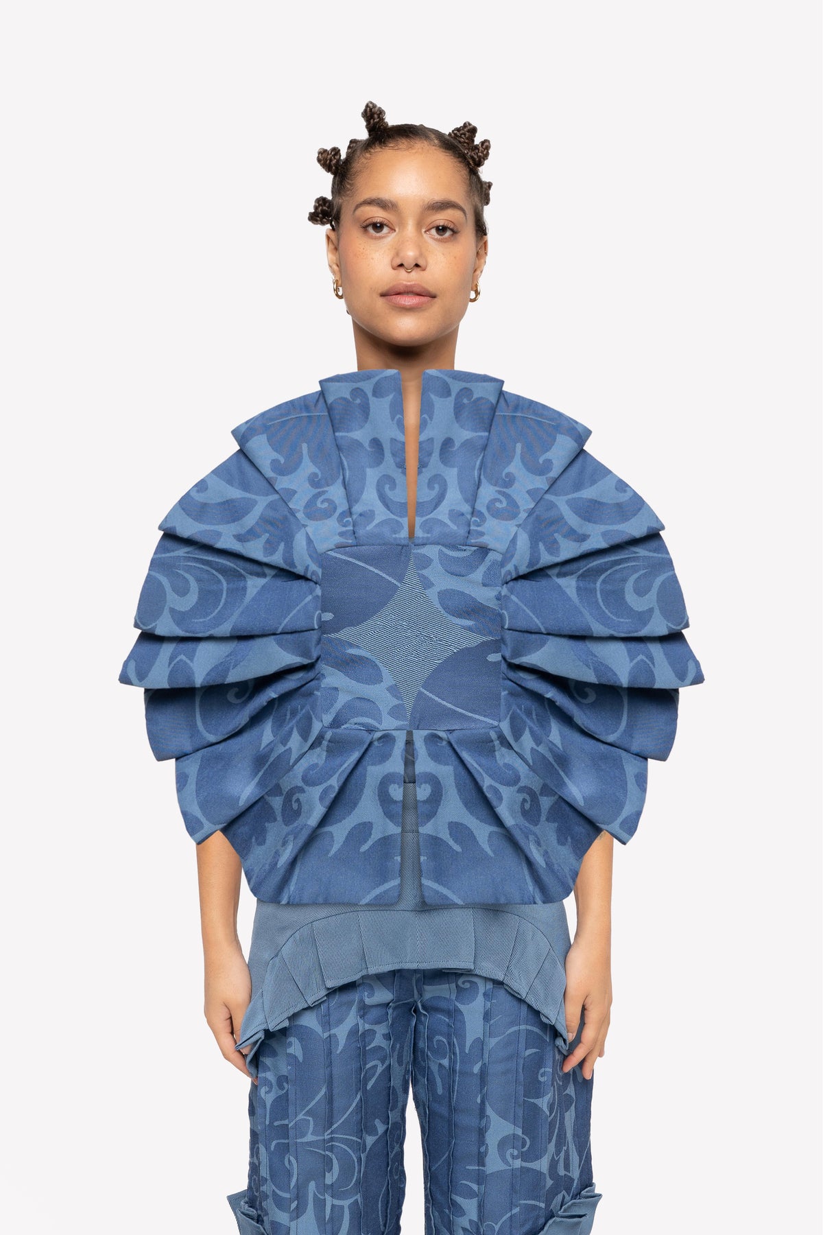 Sevda sculptural corset – close-up, front