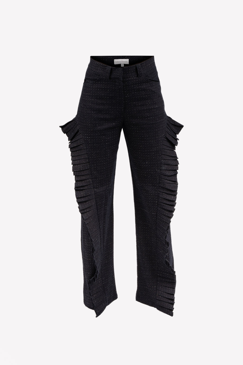 Pantalon plissés taille haute mannequin invisible