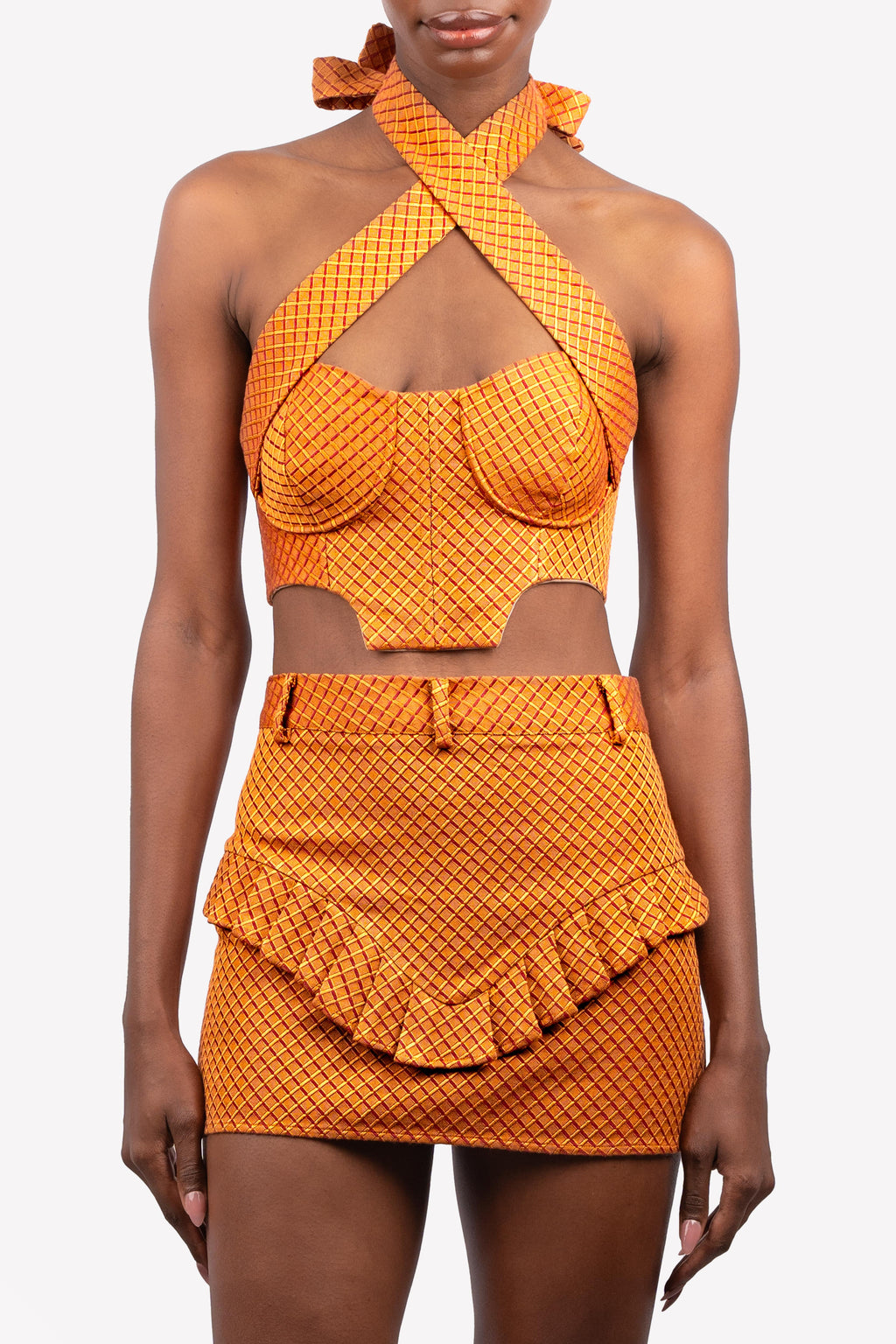 corset gaufre zoom devant