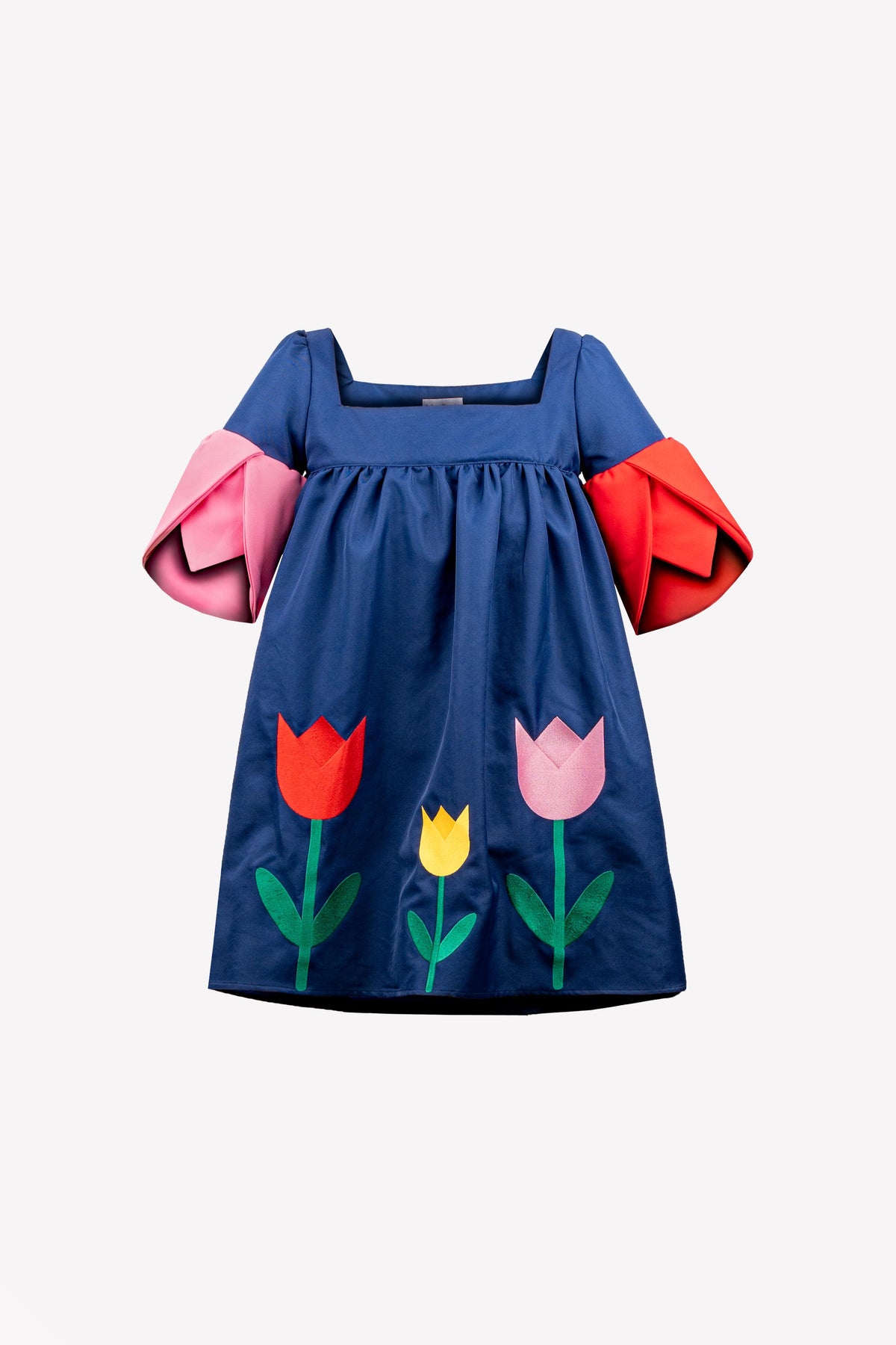 Emma tulip embroidered dress – product view