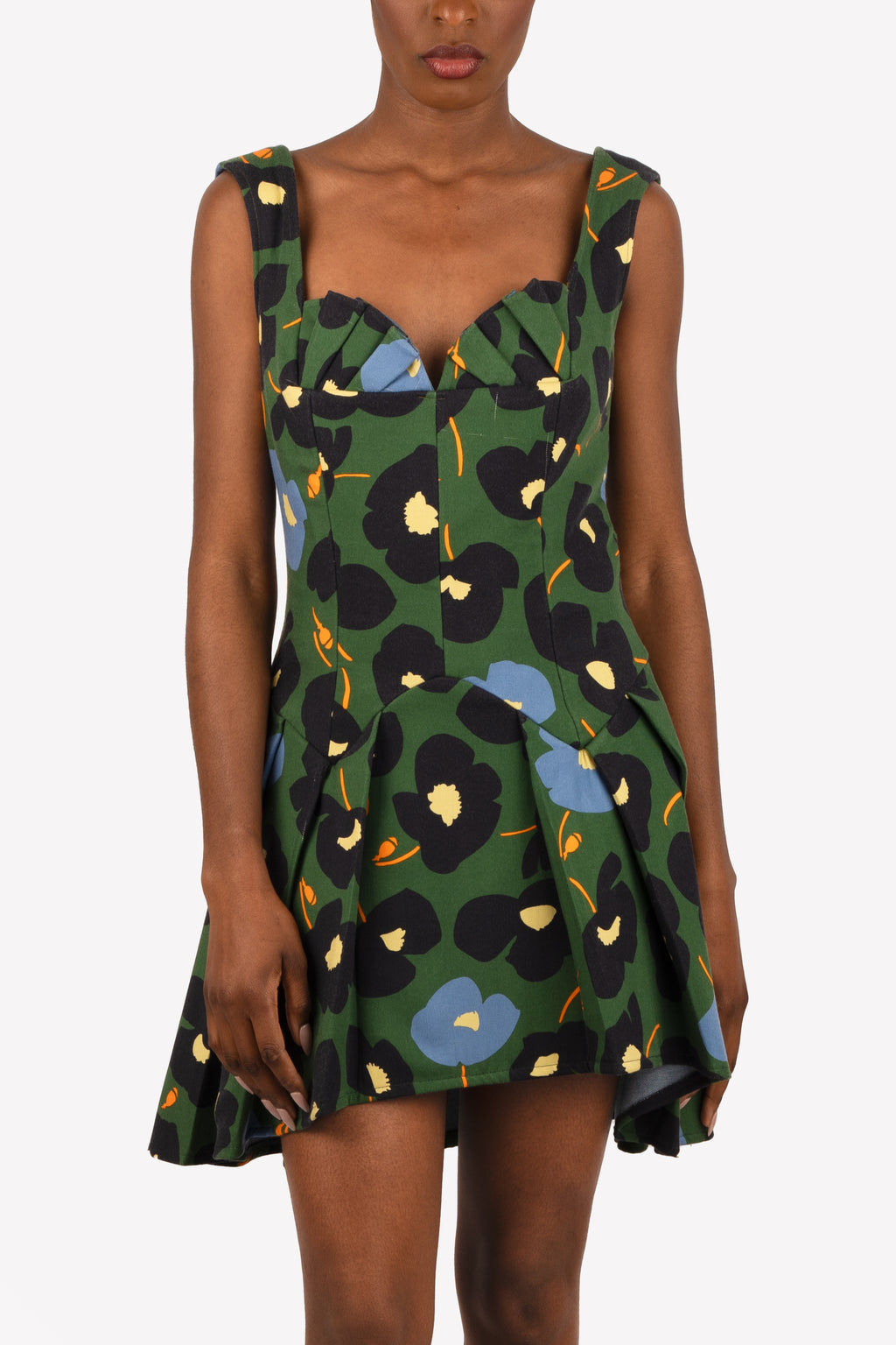 robe corset tissu kenzo zoom devant
