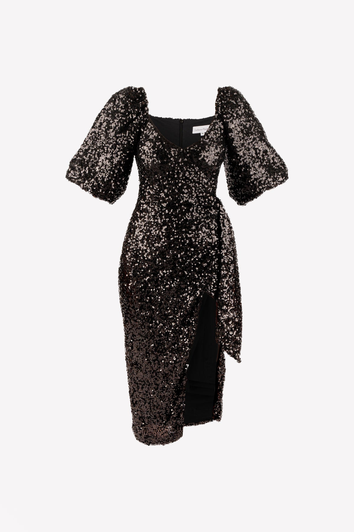 Rebecca black sequin midi dress – product view