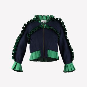 Bombers à plissés upcyclé et made in france