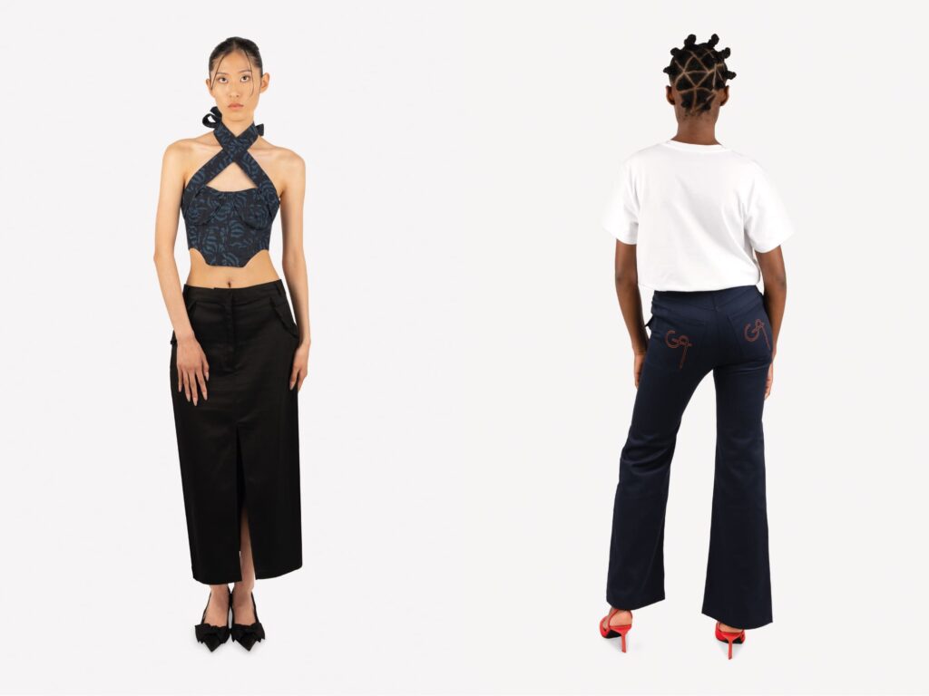 Vêtements luxe Jupe Taille Haute et Pantalon Taille Haute